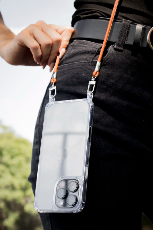 Phone Case With Leather Strap