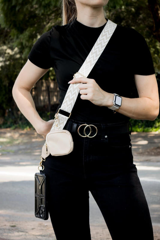 Khaki Pattern Phone Strap